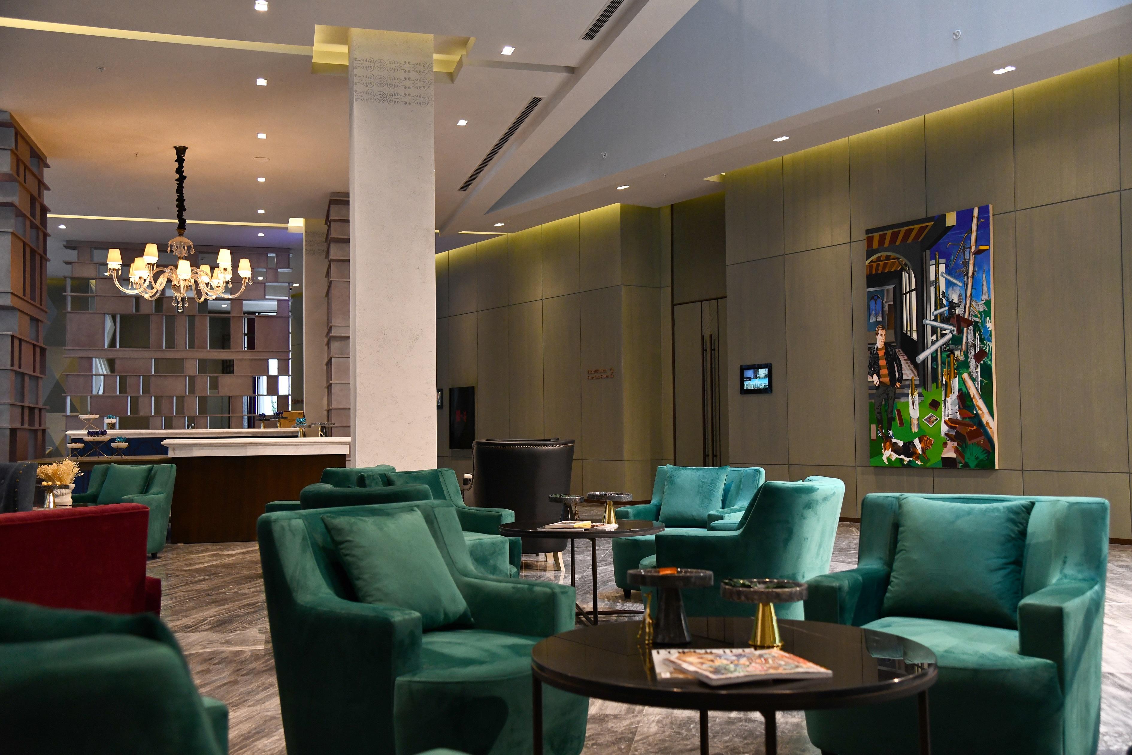 Wanda Vista Istanbul Hotel Exterior foto The lobby of the hotel